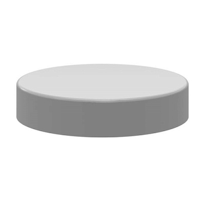 Крышка к резьбовой банке для пресервов круглая (Шарм) ПП D=89мм цвет Белый Перинт (х450)