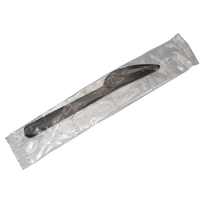 Нож столовый в инд. упак. 180 мм цвет Черный ВЗЛП (х300)