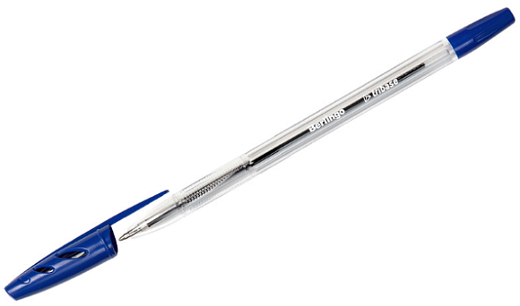 Ручка шариковая 0.7-1мм (Синяя) (х1/50)