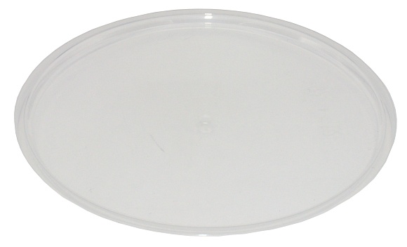 Крышка к банке под пресервы круглая для 360, 500мл D=112мм цвет прозр. Д-полимер (х400)