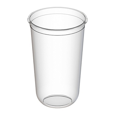 Стакан Bubble cup/шейкер U-образное дно матовый ПП 1031П D=90мм цвет прозр. 500мл (17г) ОЗЛП/ВЗЛП (х16/384)
